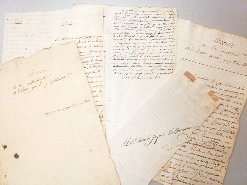 Manuscrito de Móstoles: antecedentes de la convocatoria y constitución de las Cortes Generales y Extraordinarias de Cádiz